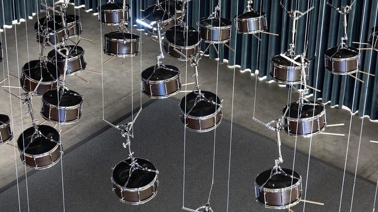 anri sala, vista de instalaci&oacute;n&nbsp;the last resort, garage museum of contemporary art, mosc&uacute;, 2018