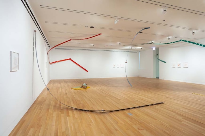 mariana castillo deball, installation view&nbsp;petlacoatl, reva and david logan center for the arts, university of chicago, chicago, 2018