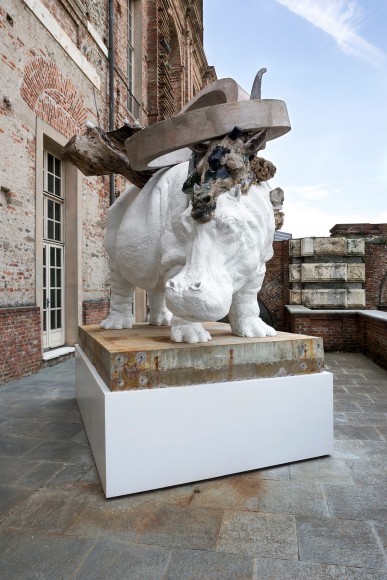 installation view adri&aacute;n villar rojas in ouverture 2024, castello di rivoli, 2024. photo: mark blower