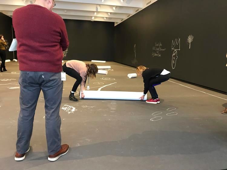 allora &amp;amp; calzadilla, vista instalaci&oacute;n de&nbsp;chalk, walker art center, min&eacute;apolis, 2019