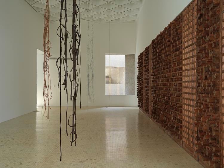 leonor antunes, discrepancies with c.p., museo tamayo, mexico city, 2018