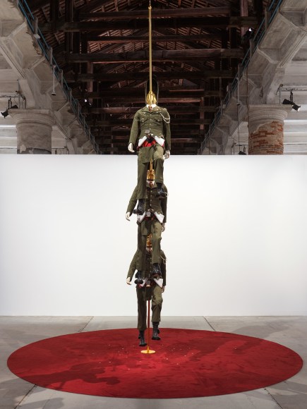 installation view of b&aacute;rbara s&aacute;nchez-kane in foreigners everywhere,&nbsp;60th international art exhibition of&nbsp;la biennale di venezia.&nbsp;photo: nick ash