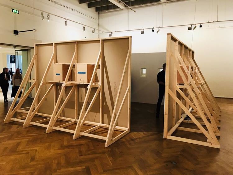  danh vō, vista de instalacion de&nbsp;take my breath away, statens museum for kunst, copenhague, 2018