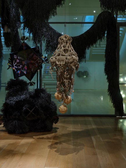 installation view haegue yang: lost lands and sunken fields, nasher sculpture center, 2025. photo: kevin todora