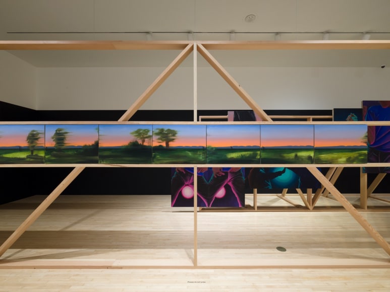 installation view of&nbsp;moca focus: ana segovia, 2024 at moca grand avenue. courtesy of the museum of contemporary art (moca). photo: jeff mclane