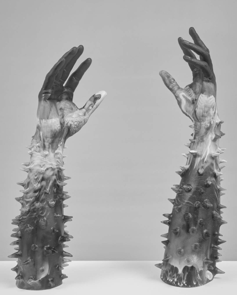 felipe baeza a self that is not quite here but always in process, 2022 &ndash; 2025 juego de 2. vaso de cristal de plomo fundido