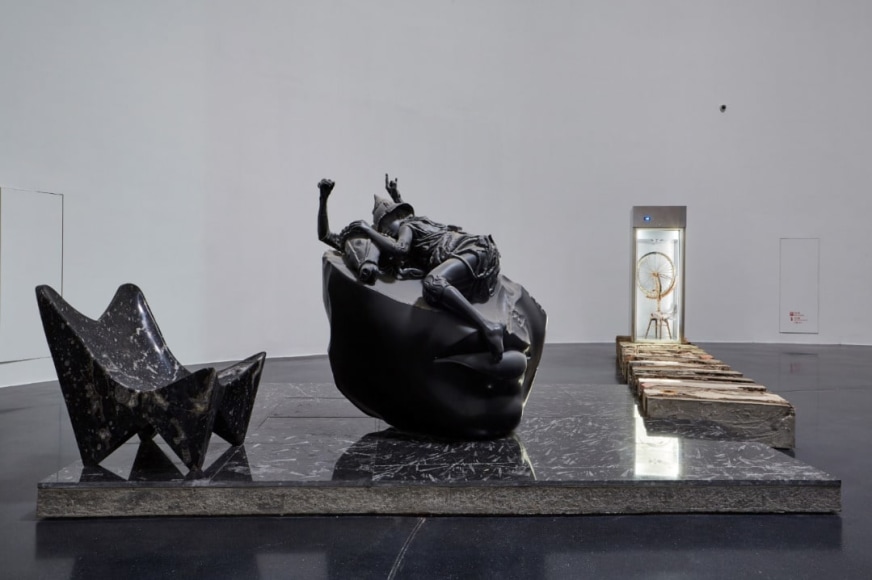 adri&aacute;n villar rojas, installation view of&nbsp;sometimes you wonder, in an interconnected universe, who is dreaming who?, tank shanghai, 2019