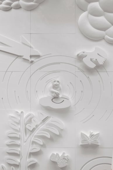 installation view minerva cuevas: the children, aichi triennale 2025, japan, 2025. courtesy of the artist and kurimanzutto., 
