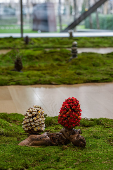installation view haegue yang: lost lands and sunken fields, nasher sculpture center, 2025. photo: kevin todora