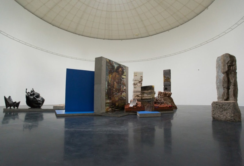 adri&aacute;n villar rojas, installation view of&nbsp;sometimes you wonder, in an interconnected universe, who is dreaming who?, tank shanghai, 2019