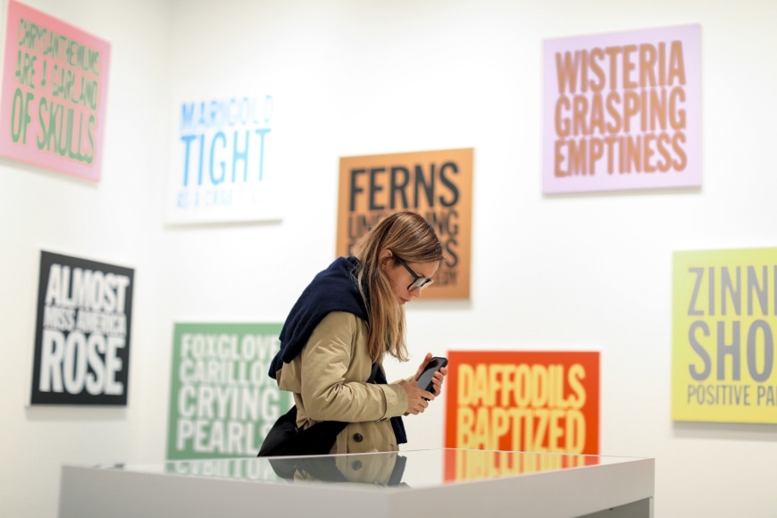 a conversation about john giorno. kurimanzutto new york, 2024. photo: riccardo piazza