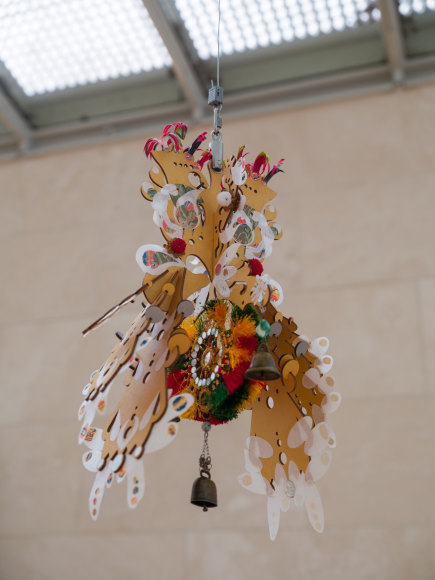 installation view haegue yang: lost lands and sunken fields, nasher sculpture center, 2025. photo: kevin todora