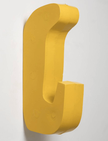 nairy baghramian mooring, 2016 aluminio fundido, lacado