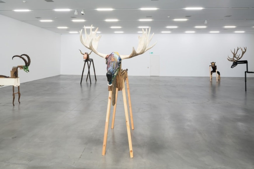 jimmie durham,&nbsp;god&#039;s children, god&#039;s poems,&nbsp;muzeum sztuki, lodz, 2017