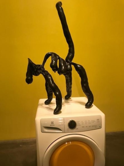 sarah lucas, installation view&nbsp;&nbsp;au naturel, new museum, new york, 2018