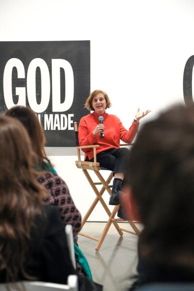 a conversation about john giorno. kurimanzutto new york, 2024. photo: riccardo piazza