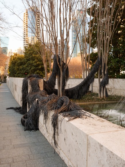 installation view haegue yang: lost lands and sunken fields, nasher sculpture center, 2025. photo: kevin todora
