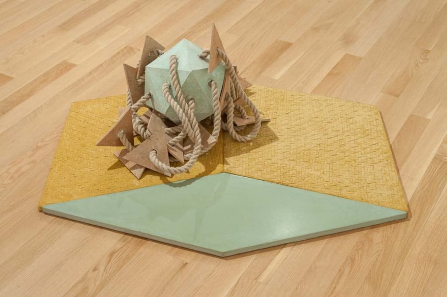 mariana castillo deball, installation view&nbsp;petlacoatl, reva and david logan center for the arts, university of chicago, chicago, 2018