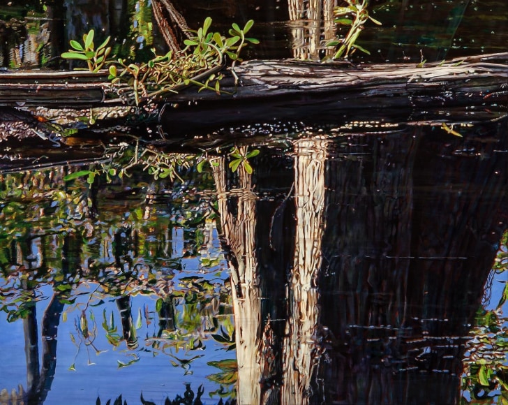 Surface Reflection acrylic on canvas