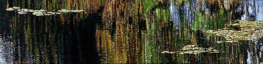 Vibration acrylic on linen