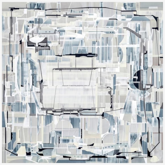 Substructure acrylic polymer on incised masonite