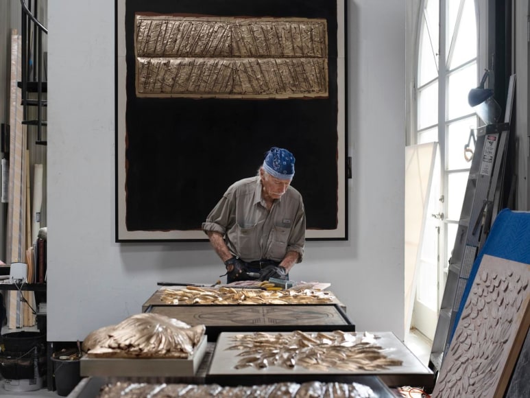 George Dunbar in his studio