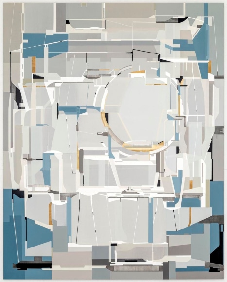 Circum acrylic polymer on incised masonite