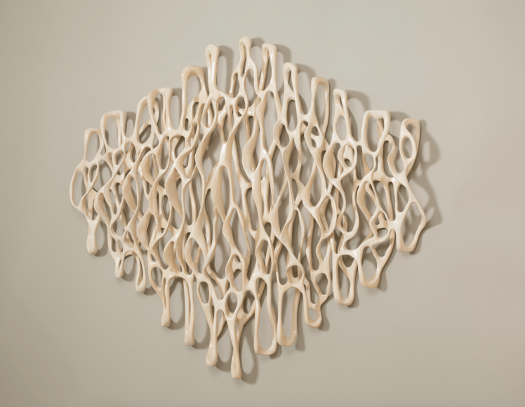 White Delicate Loops VI