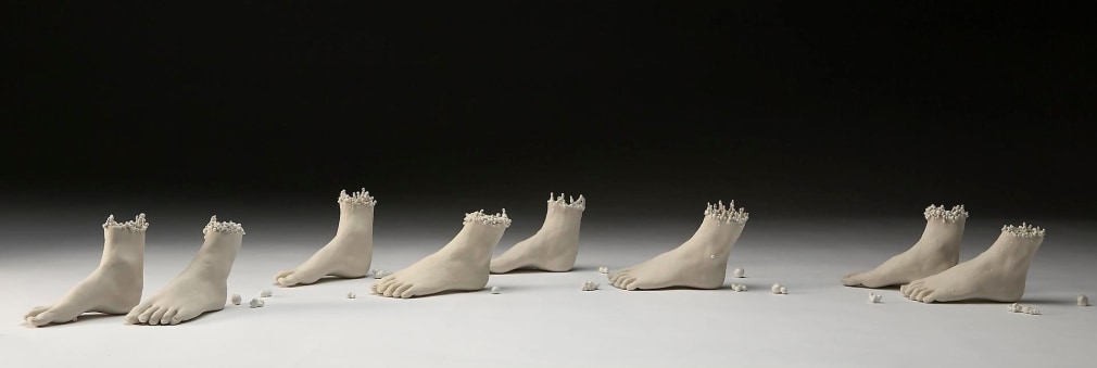 Children Feet porcelain