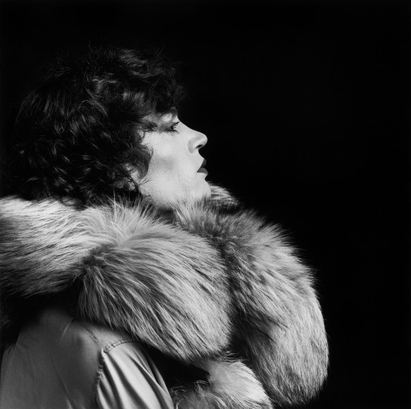 Self-Portrait of the artist in fur coat.