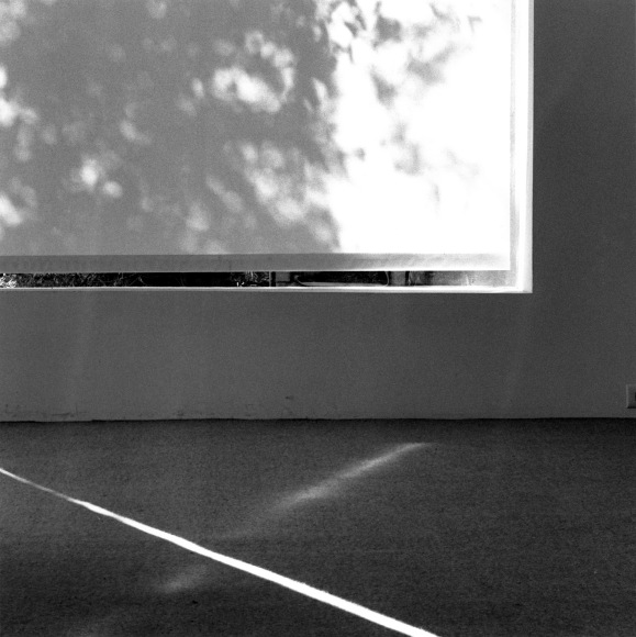 Light pouring in through window.