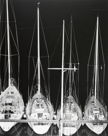 Four sailboats.