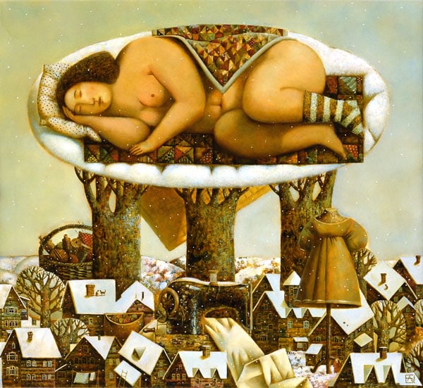 Anna Berezovskaya_Sleeping Dressmaker