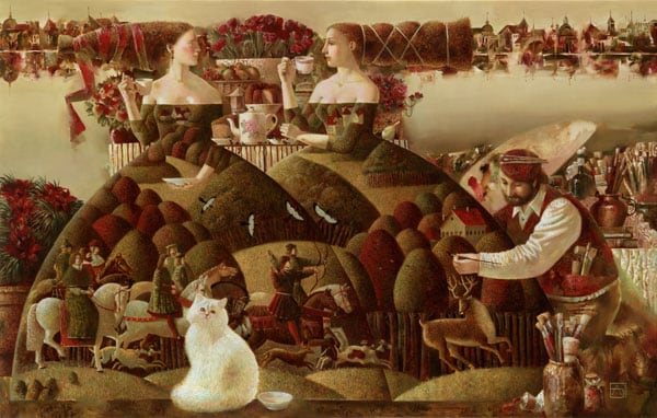 Anna Berezovskaya_Picnic by the Lake