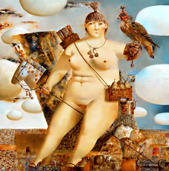 Anna Berezovskaya_Falconry