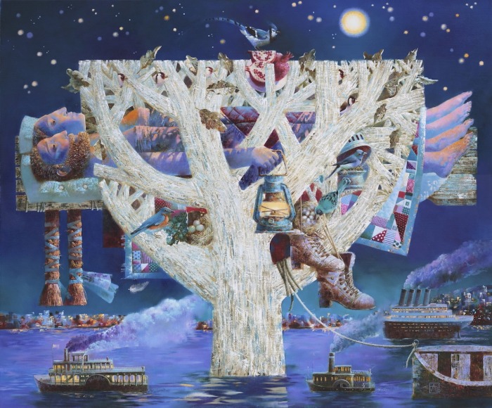 Anna Berezovskaya_Dreaming on a starry night