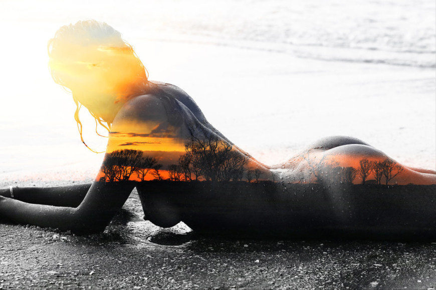 Nathan Coe  Serengeti double exposure