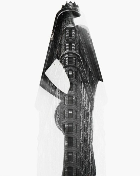 Nathan Coe  Iron Lady, double exposure