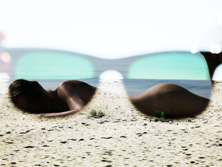 Nathan Coe  Beach Bum double exposure