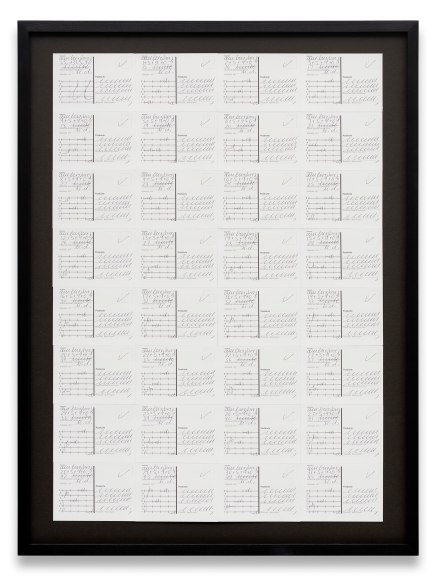 Hanne Darboven, Ohne Titel/Untitled Monate mit Postkarten (Mai)/Months with postcards (May), 1990