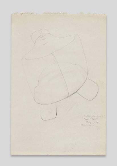 Maria Lassnig, Selbstportrait in New York