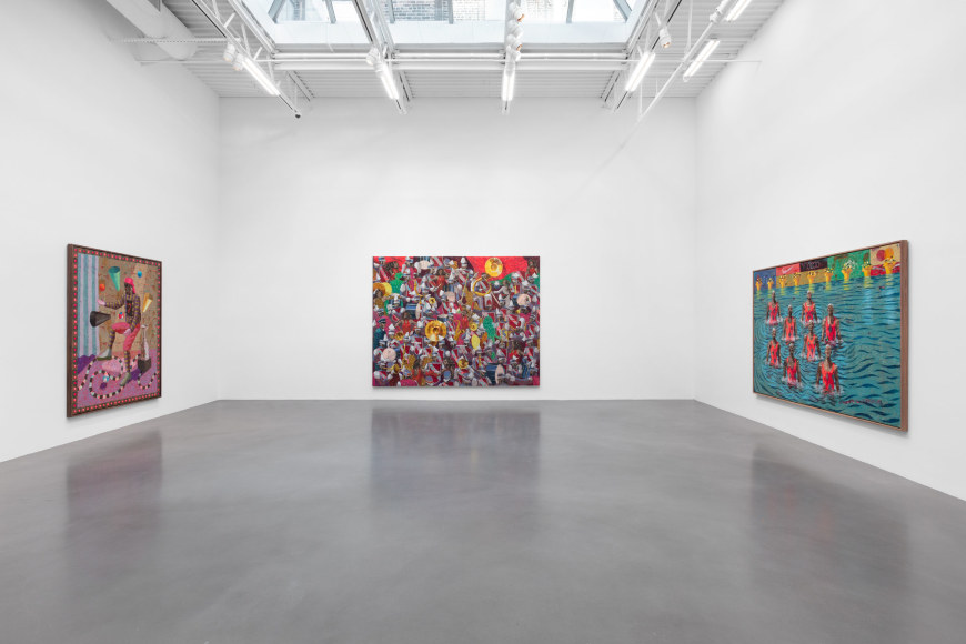 Derek Fordjour - Self Must Die - Exhibitions - Petzel Gallery