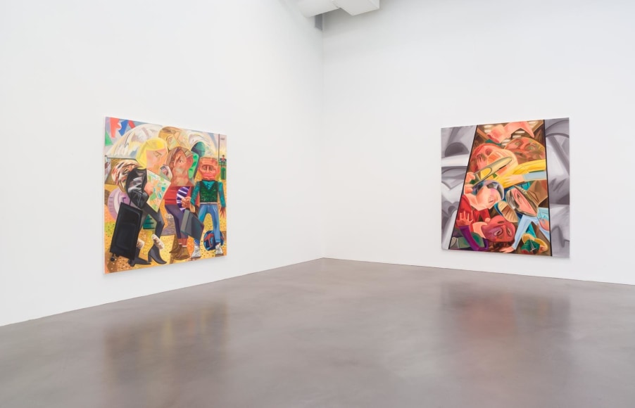 Dana Schutz Fight in an Elevator