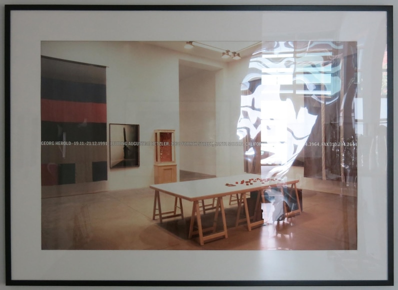 Stephen Prina A photograph, the principal source of illumination of which is work by Dan Flavin, I