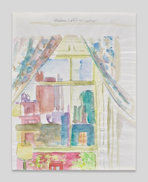 Maria Lassnig, Chelsea Hotel Window