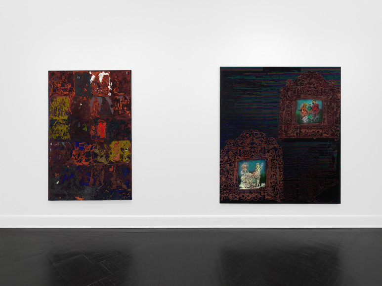 Installation view, Austin Martin White, Familiar Dysphoria, Petzel, New York, 2023