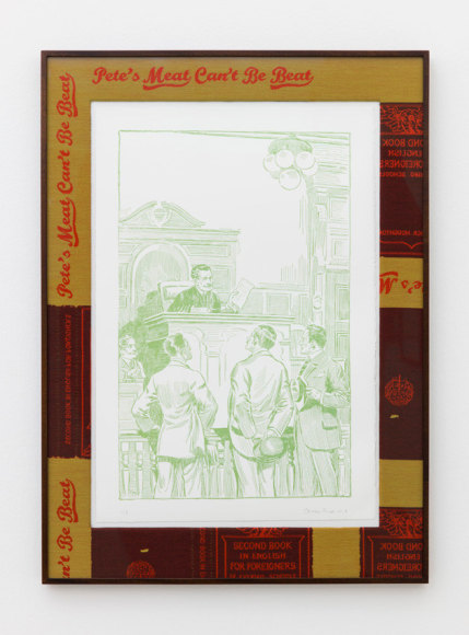 Stephen Prina, English for Foreigners: Frontispiece, 2017