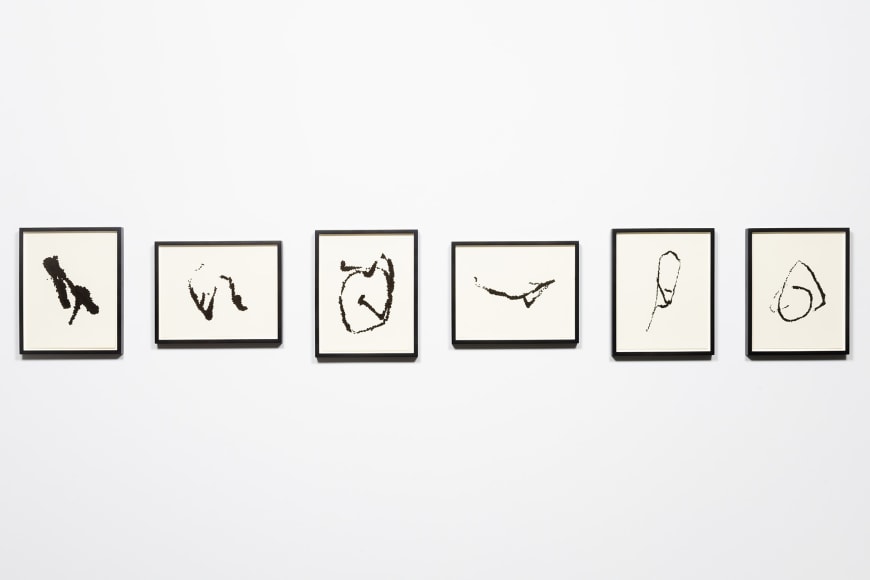 Allan McCollum, Collection of Six Writer&#039;s Daughter Drawings