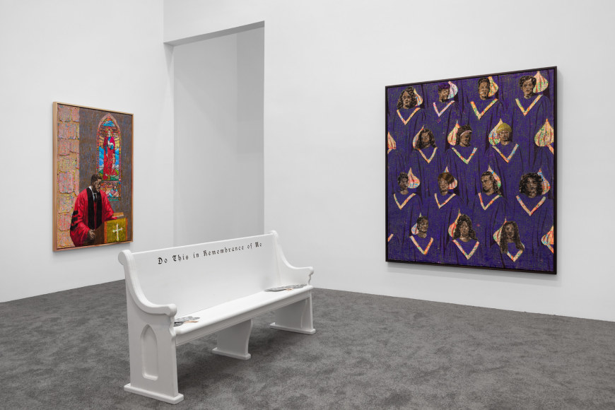 Derek Fordjour - SELF MUST DIE - Exhibitions - Petzel Gallery