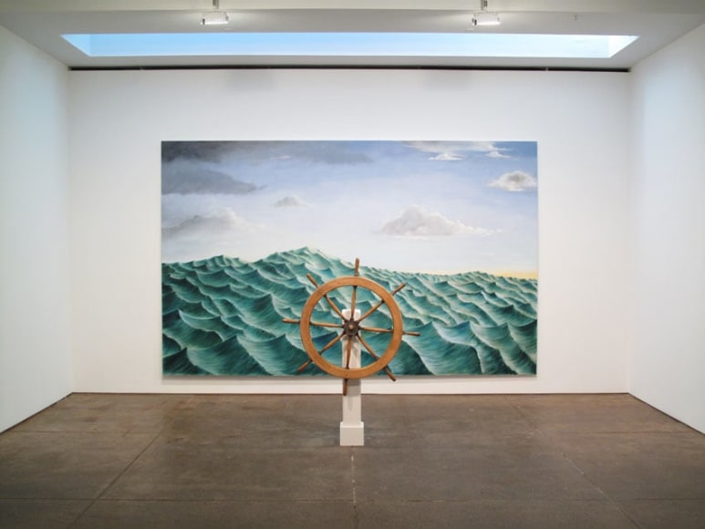 Installation view Around the World Alone